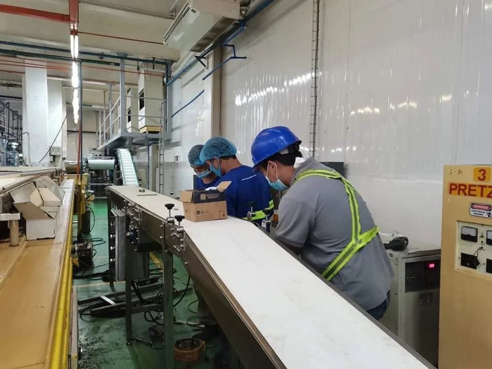 Belt conveyor installation